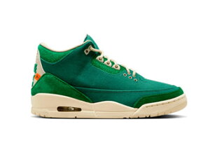 �o�X�P�b�g�V���[�Y �o�b�V�� �X�j�[�J�[ �W���[�_�� Jordan Wmns Air Jordan 3 Retro Nina Chanel Abney Bicoastal W Green/Sail �X�g���[�g �yWOMEN'S�z