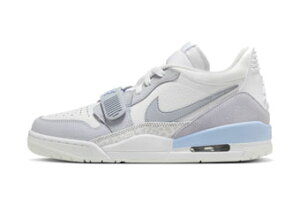 �o�X�P�b�g�V���[�Y �o�b�V�� �X�j�[�J�[ �W���[�_�� Jordan Air Jordan Legacy Low 312 White/Gray/Blue �X�g���[�g