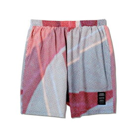 バスケットショーツ バスパン ウェア アクター AKTR HALFTONE 5.5-INCH SHORT WIDE PANTS RED ストリート 【MEN'S】