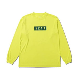 �o�X�P�b�g�����O�@T�V���c �E�F�A �A�N�^�[ AKTR BEAST CAMO BOX LOGO L/S SPORTS TEE LIME �X�g���[�g �yMEN'S�z