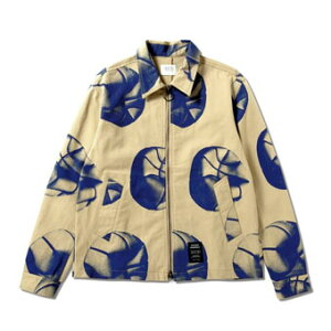バスケットジャケット ウェア 秋冬物 アクター AKTR B.B. DOT ZIP UP WORK JACKET BEIGE ストリート 【MEN'S】