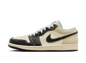 �o�X�P�b�g�V���[�Y �o�b�V�� �X�j�[�J�[ �W���[�_�� Jordan Air Jordan 1 Low Coconut Milk/Black/Blue �X�g���[�g