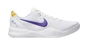 バスケットシューズ バッシュ コービー　8　 ナイキ Nike Kobe 8 Protro Lakers Home White/Court Purple