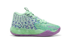 �o�X�P�b�g�V���[�Y �o�b�V�� �������{�[�� �v�[�} Puma MB.01 GS Alien Safari GS Green/Blue �yGS�z�L�b�Y