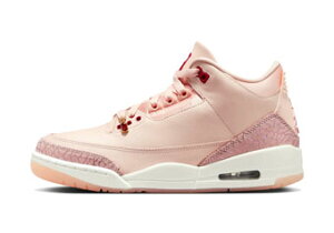 �o�X�P�b�g�V���[�Y �o�b�V�� �X�j�[�J�[ �o�����^�C���f�[ �W���[�_�� Jordan Wmns Air Jordan 3 Retro Valentine's Day W Pink/Red �X�g���[�g �yWOMEN'S�z