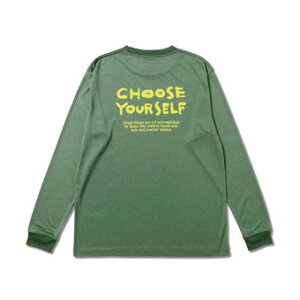 �o�X�P�b�g�����O�@T�V���c �E�F�A �A�N�^�[ AKTR CHOOSE YOURSELF L/S SPORTS TEE GREEN �X�g���[�g �yMEN'S�z