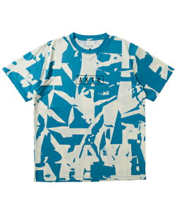 �o�X�P�b�gT�V���c �E�F�A �A�N�^�[ AKTR CUT-UP CAMO AKTR LOGO SPORTS TEE BLUE �yMEN'S�z