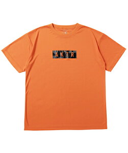 �o�X�P�b�gT�V���c �E�F�A �A�N�^�[ AKTR CUT-UP CAMO BOX LOGO SPORTS TEE ORANGE �yMEN'S�z