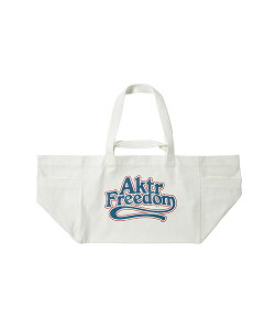 �o�X�P�b�g�o�b�O �g�[�g�o�b�N �A�N�^�[ AKTR FREEDOM LOGO BIG TOTE BAG WHITE �X�g���[�g