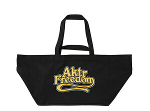 �o�X�P�b�g�o�b�O �g�[�g�o�b�N �A�N�^�[ AKTR FREEDOM LOGO BIG TOTE BAG BLACK �X�g���[�g