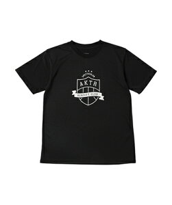 �o�X�P�b�gT�V���c �W���j�A �L�b�Y �E�F�A �A�N�^�[ AKTR KIDS EMBLEM LOGO SPORTS TEE BLACK �yBOY'S�z �L�b�Y �A�p����
