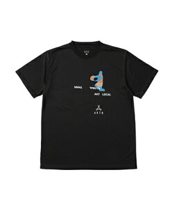 �o�X�P�b�gT�V���c �E�F�A �A�N�^�[ AKTR FREE MOTION SPORTS TEE BLACK �yMEN'S�z