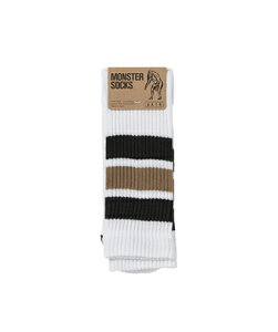 �o�X�P�b�g�\�b�N�X �E�F�A �N���[�\�b�N�X �A�N�^�[ AKTR MONSTER SOCKS WHITExD-GRAY