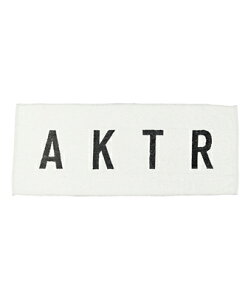 �o�X�P�b�g�^�I�� �A�N�^�[ AKTR SPORTS TOWEL AKTR LOGO WHITE