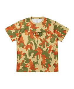バスケットTシャツ ウェア アクター AKTR PLAY CAMO AKTR LOGO SPORTS TEE BEIGE 【MEN'S】