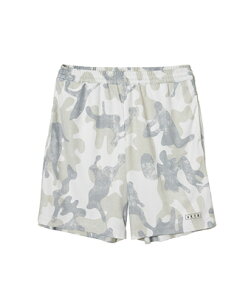 �o�X�P�b�g�V���[�c �o�X�p�� �E�F�A �A�N�^�[ AKTR PLAY CAMO 6.5-INCH SHORTS WHITE �yMEN'S�z