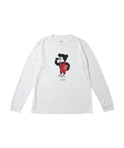 �o�X�P�b�g�����O�@T�V���c �E�F�A �A�N�^�[ AKTR BASIC NICK L/S SPORTS TEE WHITE �yMEN'S�z
