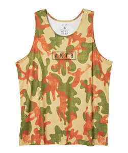 バスケットノースリーブ タンクトップ ウェア アクター AKTR PLAY CAMO TANK BEIGE 【MEN'S】