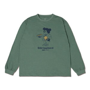 �o�X�P�b�g�����O�@T�V���c �E�F�A �A�N�^�[ AKTR C.H.S. CHUNKY NICK LS FIT L/S SP TEE GREEN �yMEN'S�z