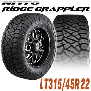NITTO �j�b�g�[ RIDGE GRAPPLER ���b�W�O���b�v���[ �^�C��22�C���`�i1�{�jLT315/45R22