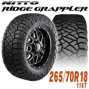 NITTO �j�b�g�[ RIDGE GRAPPLER ���b�W�O���b�v���[ �^�C��18�C���`�i1�{�j265/70R18 116T