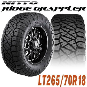 NITTO �j�b�g�[ RIDGE GRAPPLER ���b�W�O���b�v���[ �^�C��18�C���`�i1�{�jLT265/70R18