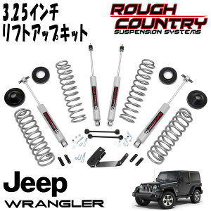 ROUGH COUNTRY 3.25C` TXyVtgAbvLbg N3VbNti07-18y JEEP JKO[ 2DRj