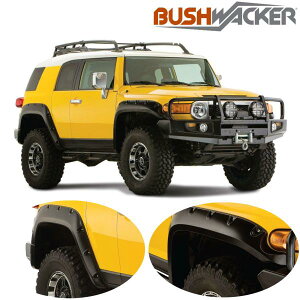 BUSHWACKER ( ブッシュワーカー ) ポケットスタイル フェンダーフレア トヨタ FJクルーザー 前後セット 1台分 ワイドフェンダー オーバーフェンダー 31922-02