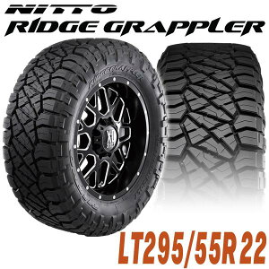 NITTO �j�b�g�[ RIDGE GRAPPLER ���b�W�O���b�v���[ �^�C��22�C���`�i1�{�jLT295/55R22