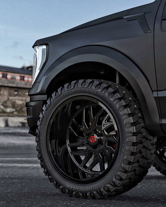楽天市場】TIS OFFROAD 544GB グロスブラック 20インチアルミホイール 