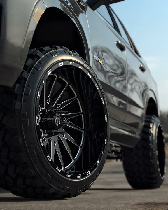 楽天市場】TIS OFFROAD 547BM グロスブラックミルド 22インチアルミ 