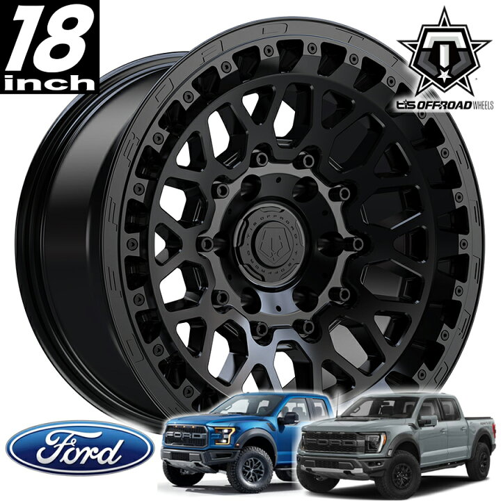楽天市場】TIS OFFROAD 555SB サテンブラック 18インチアルミホイール 