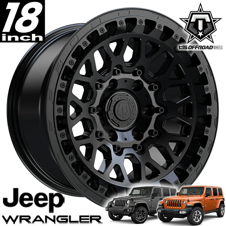楽天市場】TIS OFFROAD 555SB サテンブラック 18インチアルミホイール 