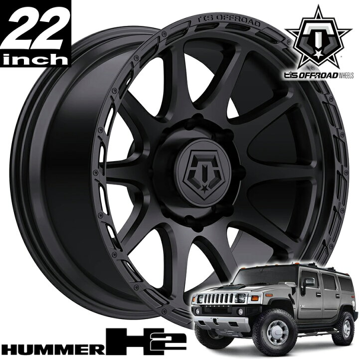 楽天市場】TIS OFFROAD 563B サテンブラック 22インチアルミホイール 