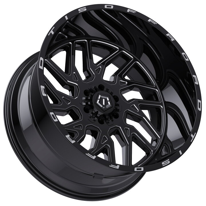 楽天市場】TIS OFFROAD 544BM グロスブラックミルド 22インチアルミ 