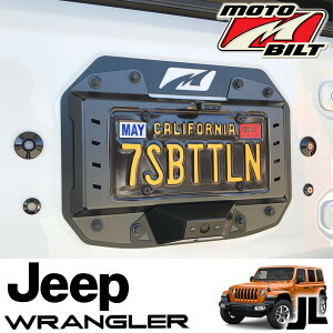 MOTOBILT(モトビルト) スペアタイヤ デリートキット/バックカメラマウント付き タグマウント 2018年〜 ジープ JLラングラー MB1077