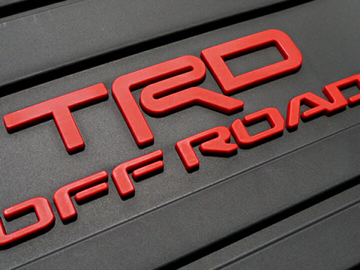 楽天市場】USトヨタ純正 TRD OFFROAD ロゴ入 カーゴマット ラバー 