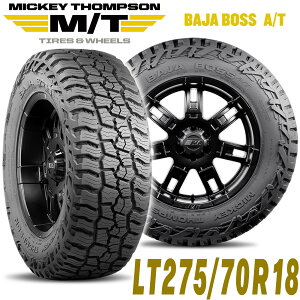 MICKEY THOMPSON ~bL[gv\ BAJA BOSS ATion{XG[eB[j18C`^Ci1{jLT275/70R18 ubN^[ WA I[e[ AT A/T