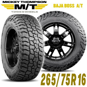 MICKEY THOMPSON ~bL[gv\ BAJA BOSS ATion{XG[eB[j16C`^Ci1{j265/75R16 ubN^[ WA I[e[ AT A/T