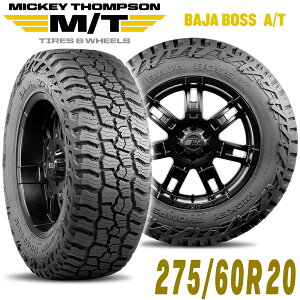 MICKEY THOMPSON �~�b�L�[�g���v�\�� BAJA BOSS AT�i�o�n�{�X�G�[�e�B�[�j20�C���`�^�C���i1�{�j275/60R20 �u���b�N���^�[ ���W�A�� �I�[���e���[�� AT A/T