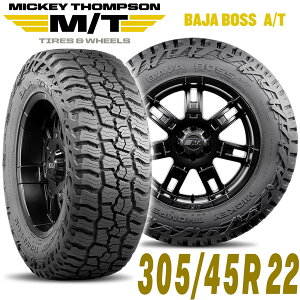 MICKEY THOMPSON �~�b�L�[�g���v�\�� BAJA BOSS AT�i�o�n�{�X�G�[�e�B�[�j22�C���`�^�C���i1�{�j305/45R22 �u���b�N���^�[ ���W�A�� �I�[���e���[�� AT A/T