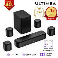 ★限定クーポンで24,594円★&楽天1位2冠達成！★ ULTIMEA Aura A60 7.1ch サウンドバー Dolby Atmos対応 …