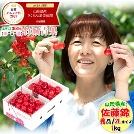 【即日発送実施中！】山形県産 さくらんぼ 佐藤錦or紅秀峰(露地/秀品/2Lサイズ/1kg/ばら詰め)※日時指定はメールで※【2026 お中元 暑中見舞い 残暑見舞い 夏 プレゼント 果物 フルーツ ギフト 贈り物 贈答品 人気 売れ筋】
