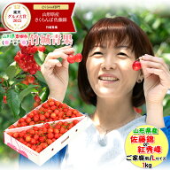 ■クール便出荷【即日発送実施中！】山形県産 ご家庭用 さくらんぼ 佐藤錦or紅秀峰(露地/Lサイズ/1kg/ば…