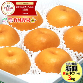 【即日発送実施中！】山形県庄内刈屋産 なし 刈屋梨 新興 3kg(秀品/4〜8玉)※日時指定はメールで※【山形産 和梨 新興 なし ナシ 梨 和梨 御歳暮 お歳暮 秋 冬 ギフト 送料無料 プレゼント 果物 フルーツ 人気 産地直送 お取り寄せ】