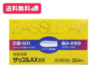 【指定第2類医薬品】【送料無料】【中外医薬生産】ザッスルAX坐剤 30個入【定形外郵便】