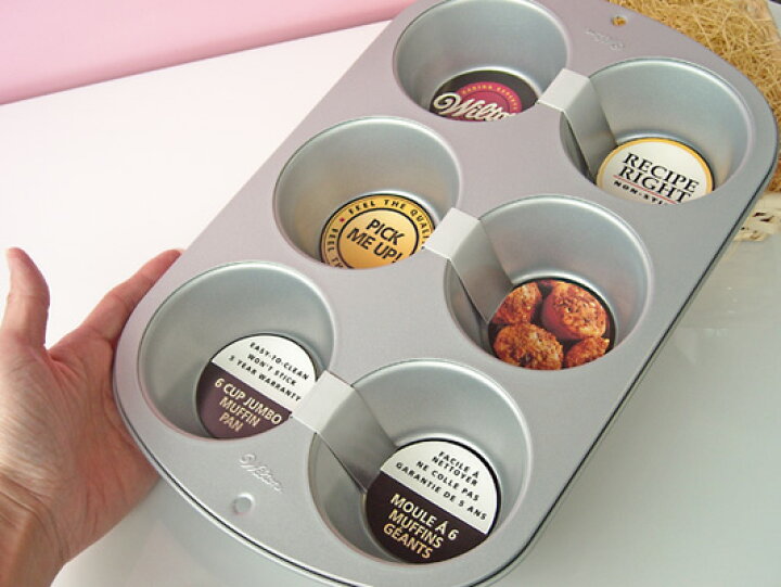 楽天市場】WILTON (ウィルトン)6カップ ジャンボマフィンパン WILTON 