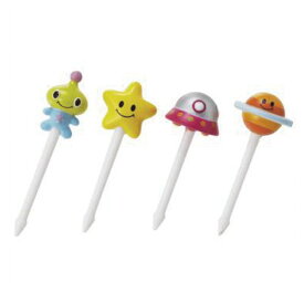 お弁当 ピック キャラクター GO！GO！宇宙ピック 8本入り P3140 トルネ キャラ弁 キャラ弁グッズ デコ弁 グッズ 子ども おべんとう