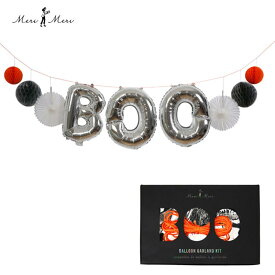 Meri Meri（メリメリ） 　風船 　ブーバルーンガーランド キット　BOO BALLOON GARLAND KIT　ハロウィン バルーン boo　メリメリ 45-2467 壁面 装飾 デコレーション