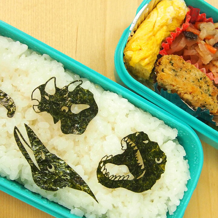 楽天市場 のりあーと 恐竜 キャラ弁 デコ弁 のり 海苔 トッピング オリジナル ウルトラミックス